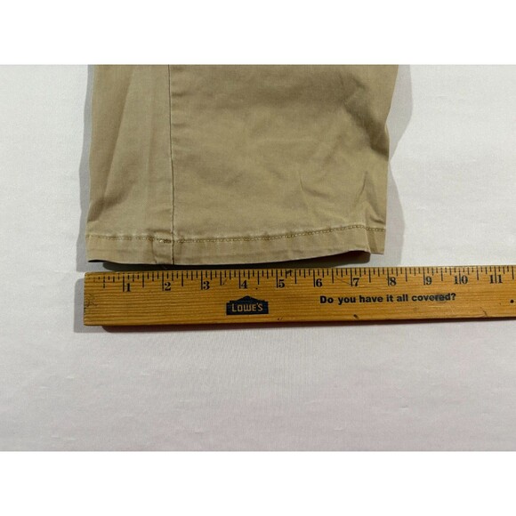 Sundance Cargo Pocket Womens Beige Khaki Straight Leg Casual Pants Sz 14 - Picture 8 of 12